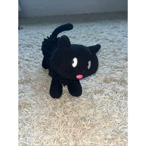 Little Jellycat Scatty Catty black kitty Textured Embroidered - Picture 11 of 11